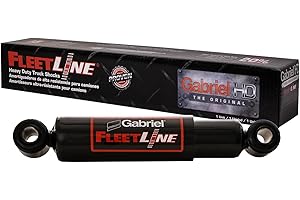 Gabriel 83130 Fleetline Heavy Duty Rear Shock Absorbers for Ridewell Corp Truck Air-Rides; SAF Holland Trailer Air Suspension; Wabash; OEM# 1266009B000, 90045040, 90045666 3919572 NEW90045040 (1 Pack)