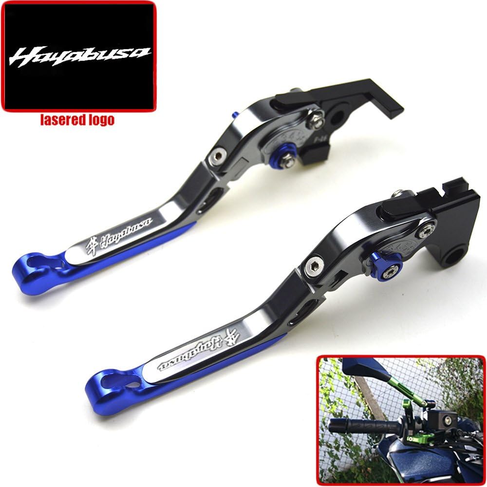Titane CNC Leviers de frein et embrayage pour moto Suzuki Hayabusa//GSXR1300/&nbsp;2008/&nbsp;2009/&nbsp;2010/&nbsp;2011/&nbsp;2012/&nbsp;2013/&nbsp;2014/&nbsp;2015/&nbsp;2016