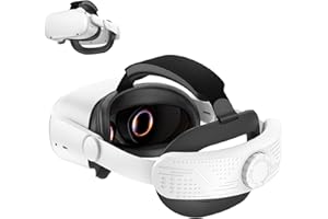 VZNEK Comfort Head Strap for Meta Quest 2,Elite Strap Replacement with Enhanced Comfort Support, VR Gaming Immersion Accessories (for Quest 2)