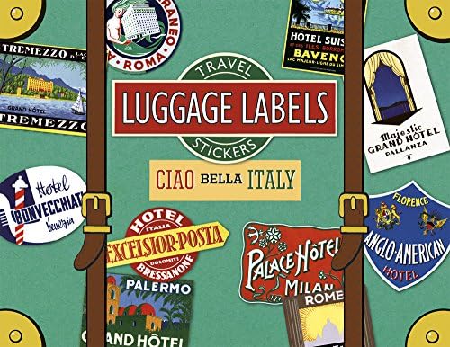 Ciao Bella Italy Luggage Labels (Travel Stickers) Misc. Supplies – August 7, 2015