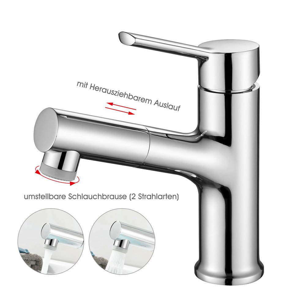Wasserhahn Mit Schlauchbrause - Konzept Armaturen