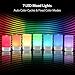 Wake up Light Alarm Clock Touch Sensor Bedside Lamp LED Night Light with 5 Nature Sounds, Sunrise Simulation, Color Changing, 3 Brightness, USB Rechargeable for Bedroom, Reading