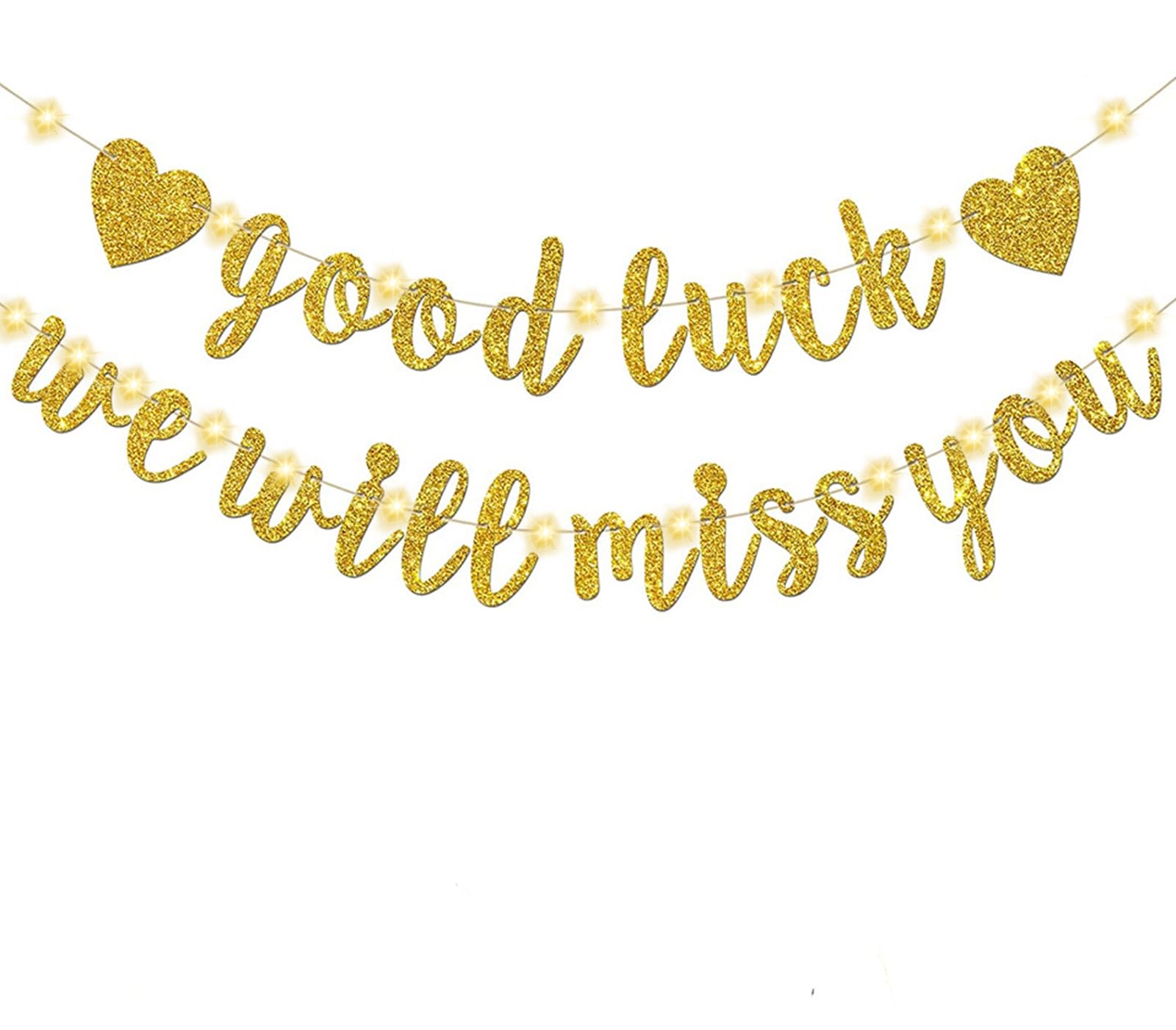 We Will Miss You Banner - Good Luck Banner And Decoration - Sorry Your Leaving Decorations - 180 X 40cm With 4 Brass Holes - Vivid Digital Print - 110Den Thick Polyester - Double Seam - View #2