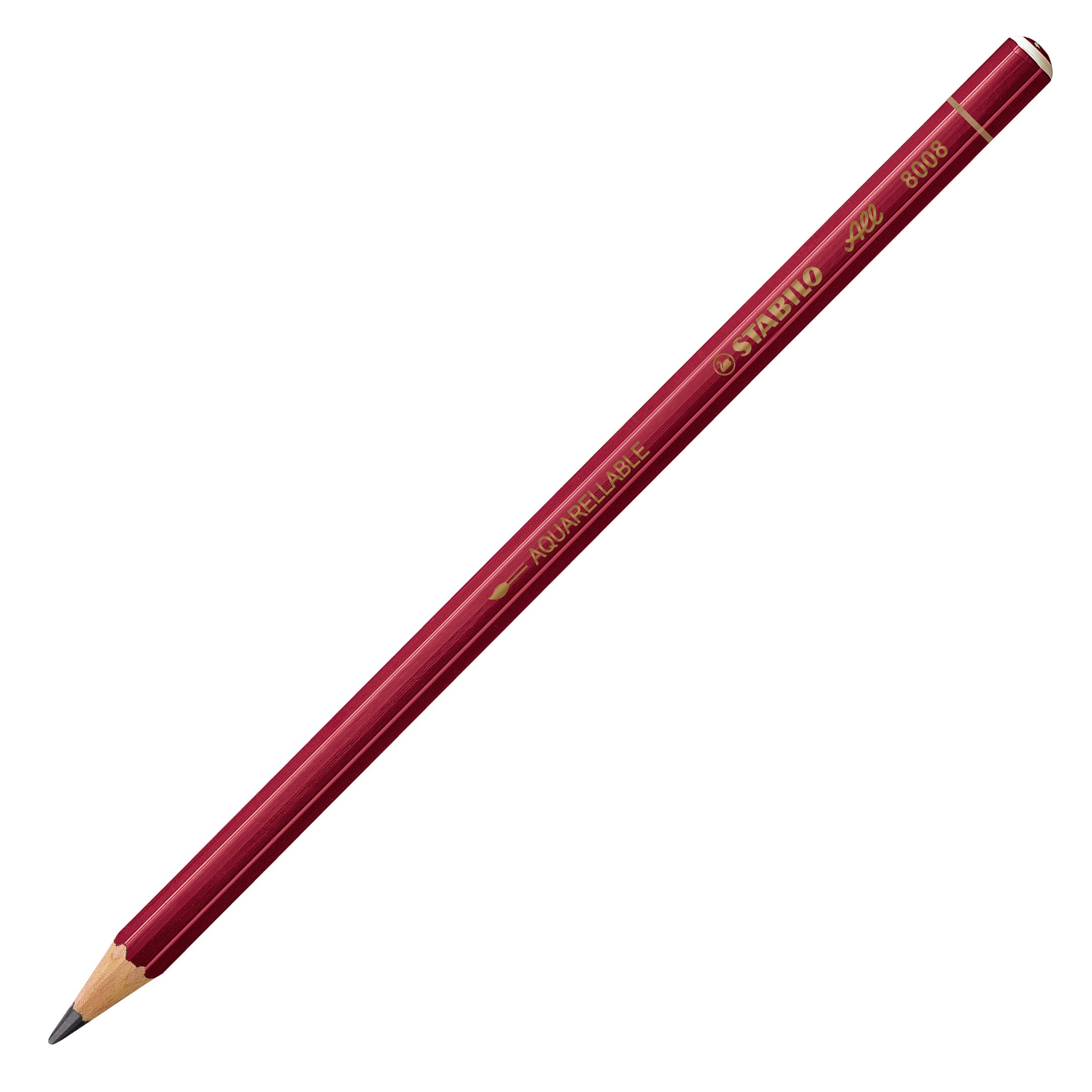 STABILO All - Coloured Pencil for Almost All Surfaces - Pack of 1 - Graphite