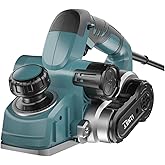 DNTI-7.1 AMP Corded Electric Handheld Planers 3-1/4" Width Adjustable Planing 4 mm Electric Hand Planer for Woodworking Chamf