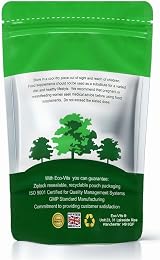 ECO-VITS Nattokinase 6000FU 240 Tablets Recyclable Sealed Pouch view 2
