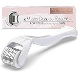 Kitsch Derma Roller, Cosmetic Microneedle Roller for Face.25 mm Micro Needle Facial Roller, 540 Needle Face Roller with Stora
