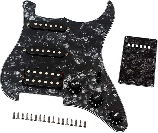 Gazechimp Juego De Guardabarros De Guitarra Con Precableado De 3 Capas 
