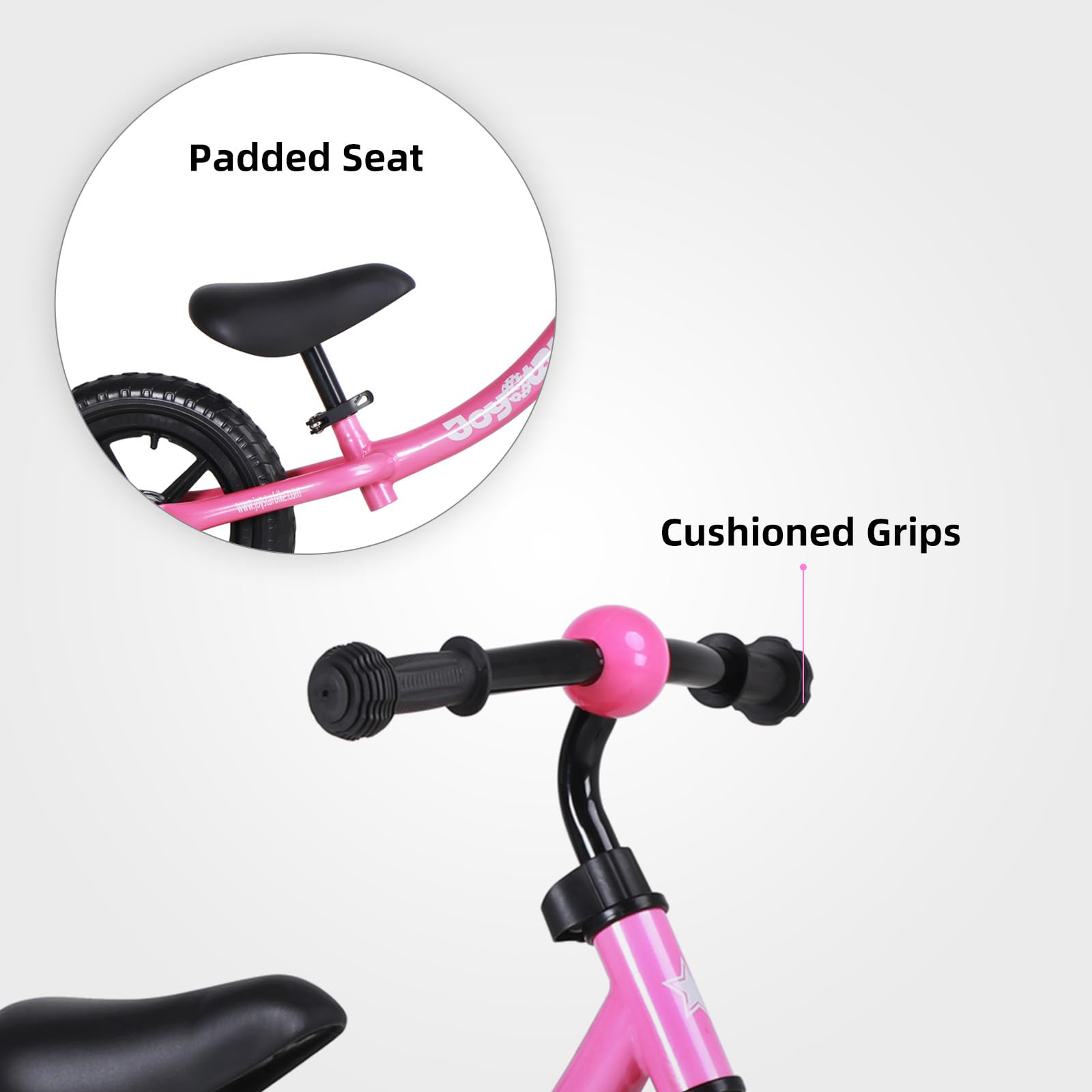 JOYSTAR Toddler Balance Bike 2 Year Old, Age 18 Months to 5 Years Old, No Pedal Bike with Adjustable Handlebar and Seat, Gift for 2-4 Boys Girls