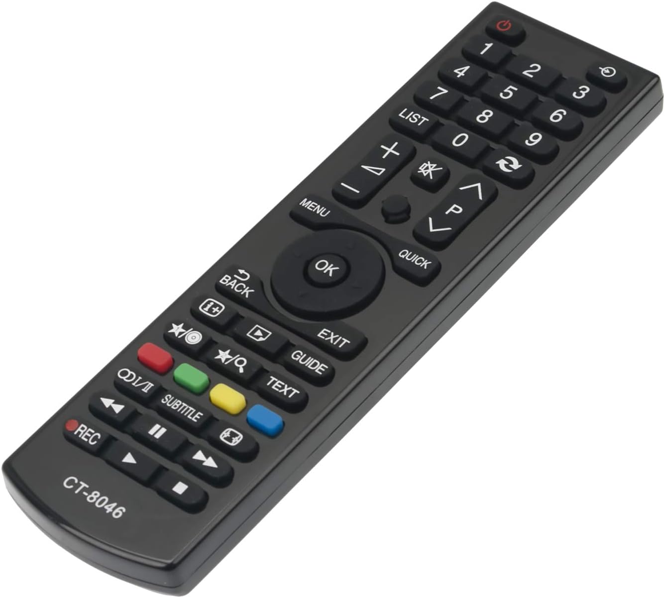 ALLIMITY CT-8046 Remote Control Replace Fit for Toshiba HD TV 24D1533DB 24D1544DG 24D1633DB 24W1633DB 24W1633DG 32L1544DG 32W1533DB 32W1534DG 32W1633DB 40L1533 40L1533DB 40L1533DG 40L1543DG - Image 4