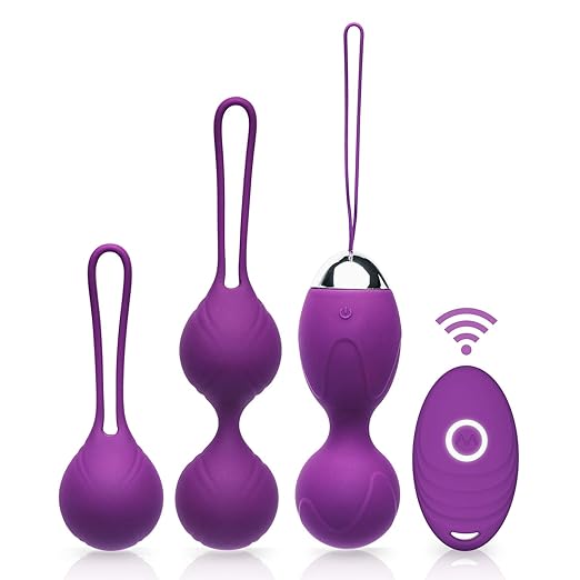Acvioo Kegel Ball Beckenbodentrainer Beckenboden Trainings Kit Traine Kegel Übung Bälle Für die Blasenkontrolle und Beckenbod