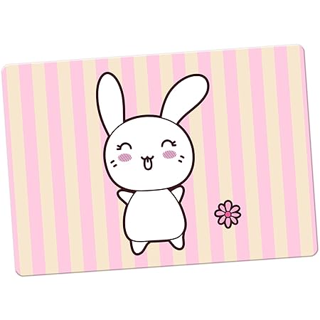 Funny & Cute Kawaii rosa conejos imán para nevera, Tongue Out ...