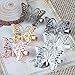 Jaciya 18 Pack Vintage Hair Clip Hairpins Hair Barrettes Butterfly Leaf Flower Shape Hair Clips Headwear, 18 Pieces