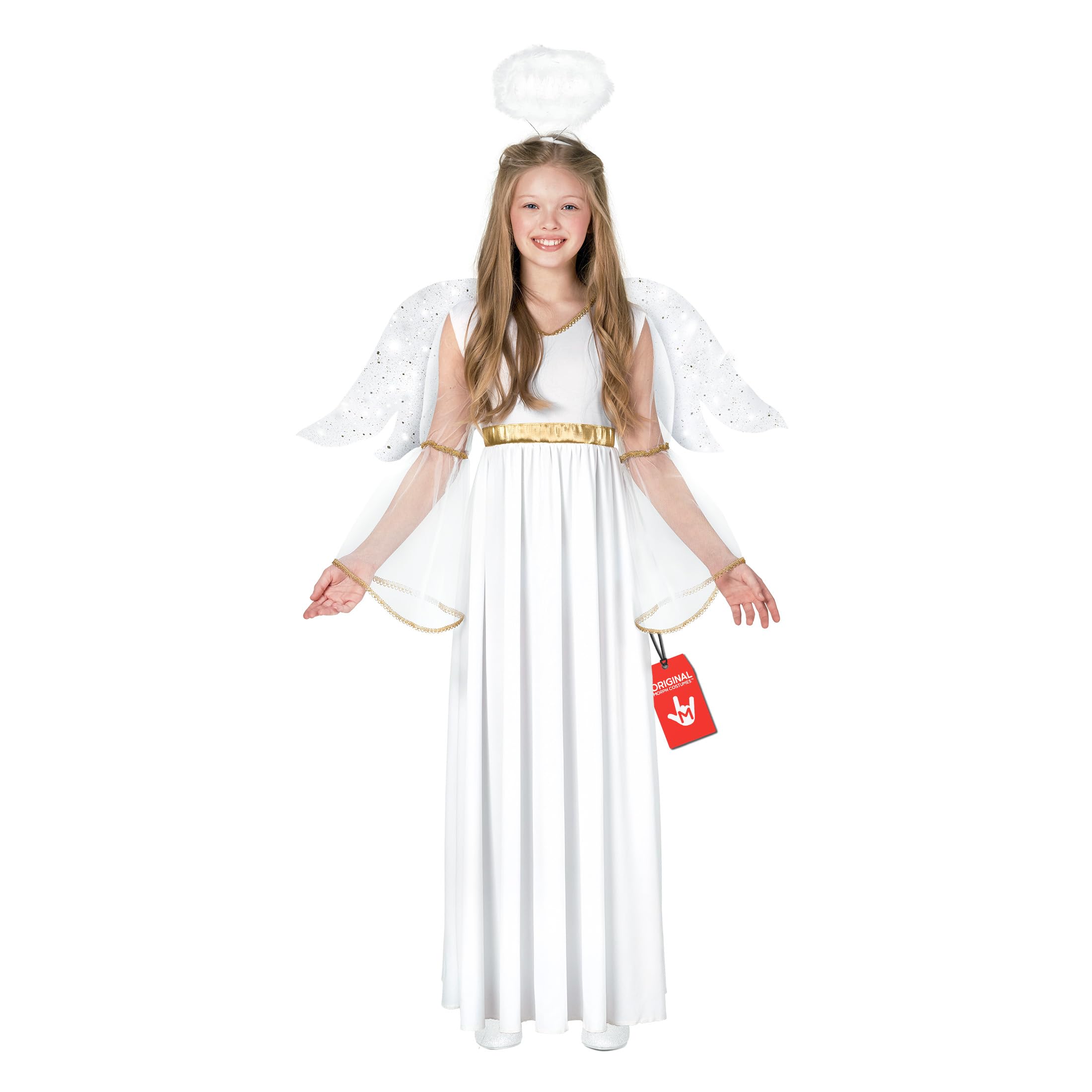 Morph Girls Angel Costume, Angel Costume Kids, Angels Nativity Costumes, Angels Fancy Dress, Nativity Costumes For Kids, X-Large