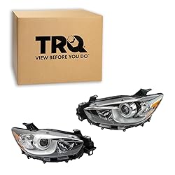 TRQ 2 Piece Headlight Assembly Set Driver