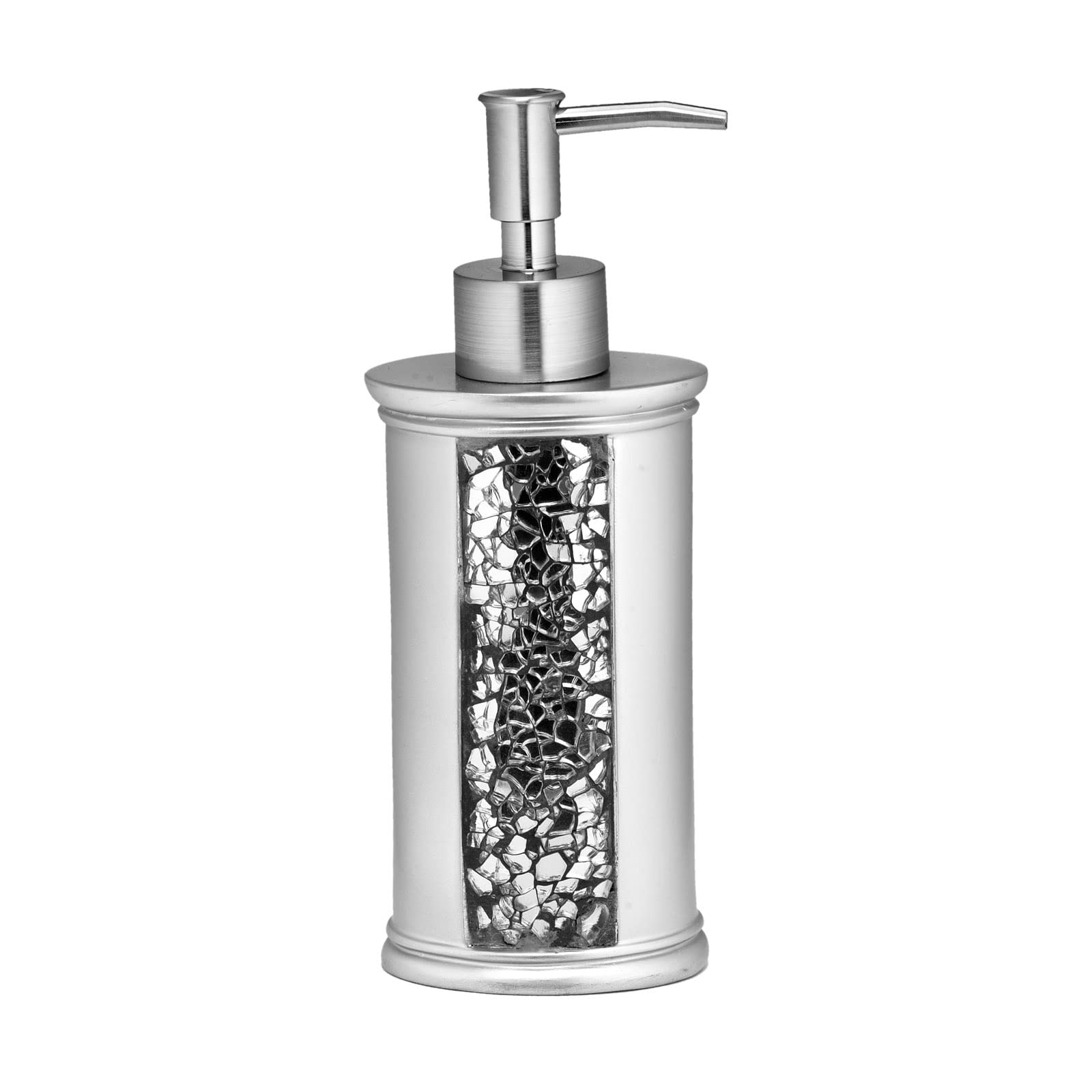Popular Bath Sinatra Silver, Resin, Lotion Pump