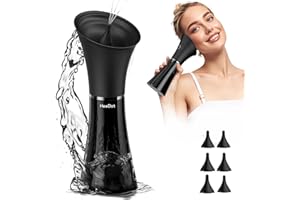 HEADOT Electric Ear Wax Removal System, Water Powered Ear Cleaning Tool with Irrigation Flusher, 6 Tips, 4 Pressure Settings - Safe & Effective for Ear Wax Buildup Flushing and Cleaning