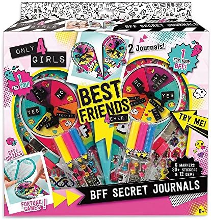 Only 4 Girls 228056 BFF Secret Journals, Multi