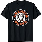 Anaheim Ducks Symbol Black NHL Officially Licensed T-Shirt