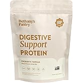 Nuzest Bethany's Pantry Digestive Support Protein - Probiotics for Digestive Health – Clean Lean Protein - Premium Vegan Pea Protein Powder – Plant Based - 20 Servings, 1 Pound (Pack of 1) - Vanilla