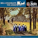 MasterPieces Bill Coleman's The Amish Sarah's Wedding Jigsaw Puzzle, 500-Piece