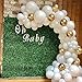 100 Pcs Chrome Pearl White & Metallic Gold Latex Balloons Arch & Garland Kit for Wedding, Baby Shower Party Decorations