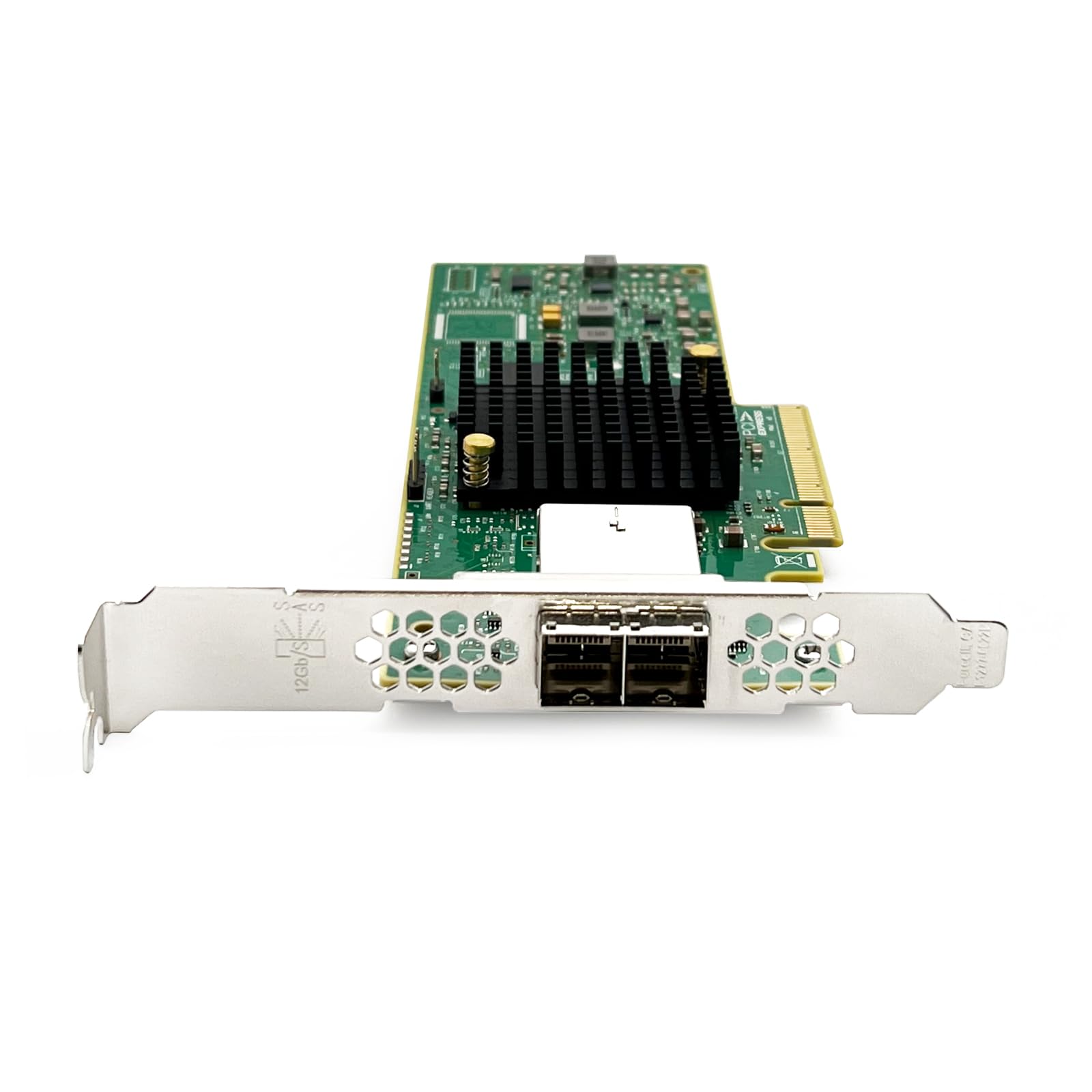 Broadcom Sas 3008 Installed In Server With Connected Cables