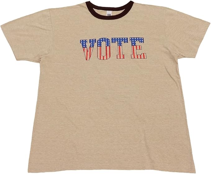 Amazon アメリカンアパレル American Apparel プリントリンガー半袖tシャツ Mサイズ 並行輸入品 Tシャツ カットソー 通販