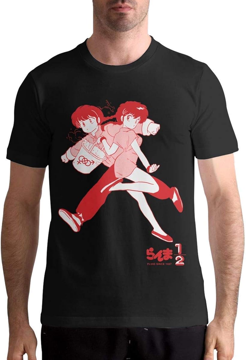 Ranma 1/2 Adult T-Shirt Short Sleeve Crewneck Fashion Cotton Comfort