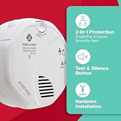 FIRST ALERT Battery Powered BRK SC7010BV Hardwired