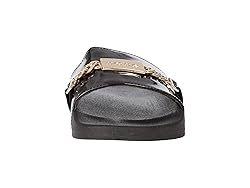 bebe Faline Black/Grey Leopard 7 M