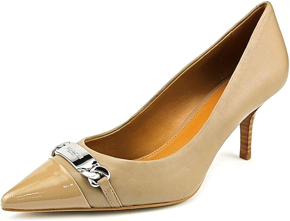 coach bowery pointed toe pumps