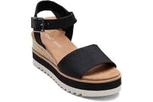 TOMS Women’s Diana Mule Wedge Sandal, Comfortable Slip-On with Cushioned Midsole & Wedge Heel for Day-to-Night Wear