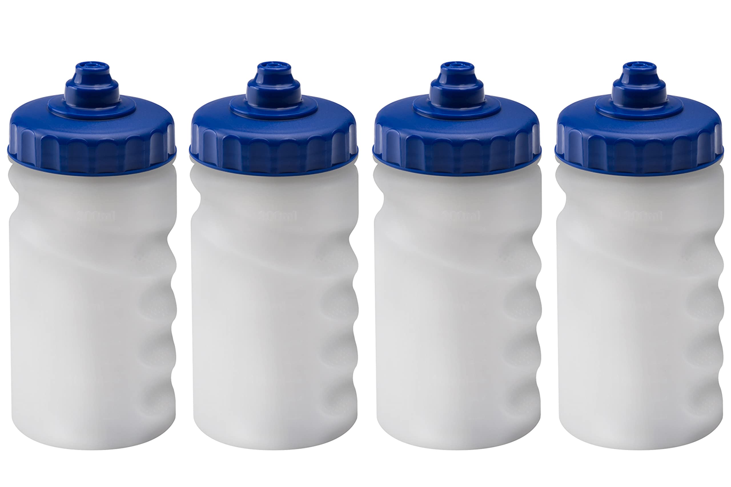 Foxberry 300ml Children's Small Reusable Water Bottles - 4 Pack - Hands Free Lid - Spill Proof - Leakproof Spout - BPA Free - Dishwasher Safe - Sports - School - Clubs