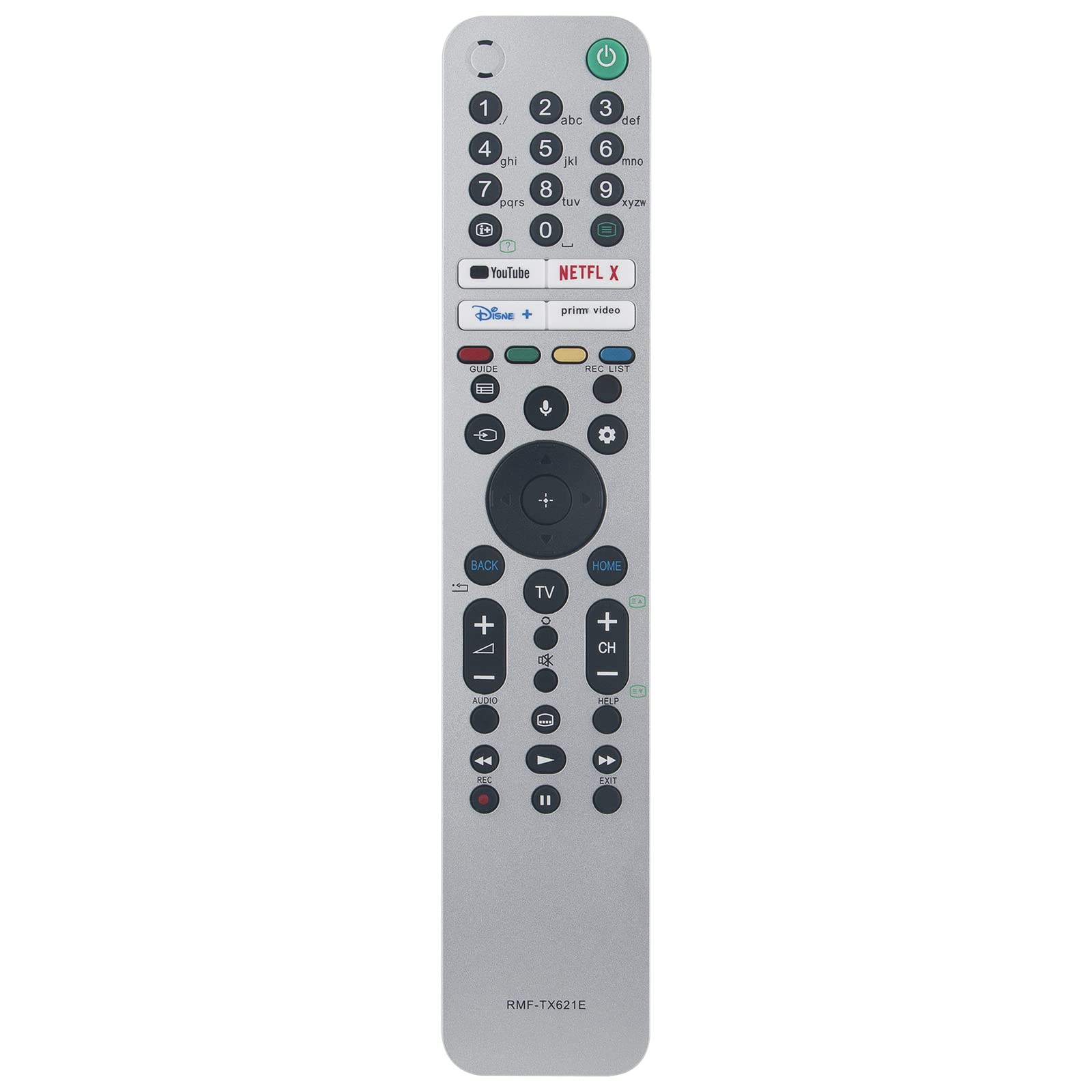 RMF-TX621E Voice VINABTY Remote Control Replacement Suit for Sony 4K 8K OLED UHD Smart TV A90J Z9J X95J XR-75Z9J XR-85X95J XR-83A90J XR-65A90J XR-55A90J XR-85Z9J XR-75X95J XR-65X95J