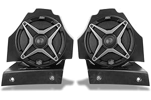 SSV Works SS-B65 2015-2025 Polaris Slingshot Plug & Play Rear Behind The Head 6.5" Speaker Enclosures w 120 Watt A-Spec Speakers (SS-B65A)