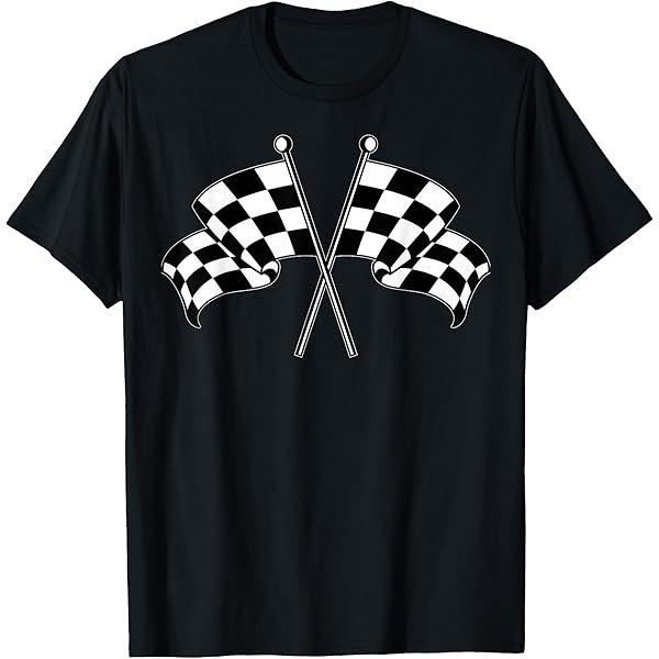 Amazon.com: Checkered Flag Racing T-Shirt : Clothing, Shoes & Jewelry