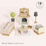 Le Toy Van Wooden Daisylane Sitting Room Furniture Set 10-15cm Dolls view 2