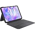 Logitech Combo Touch iPad Pro 11-inch (M4)(2024) Keyboard Case - Detachable Backlit Keyboard for iPad Pro 11, Kickstand, Multi-use Mode - Midnight Black