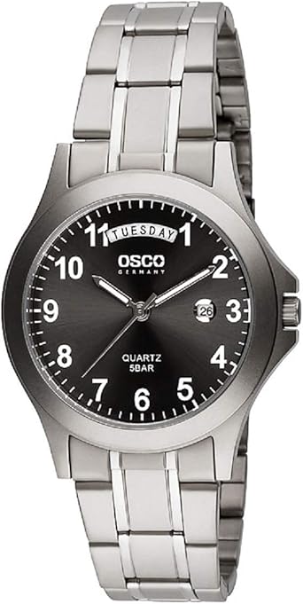 Osco Germany 02283005 - Reloj analógico de titanio para ...