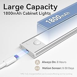 xinp Under Cabinet Lighting, 3 Color Magnetic