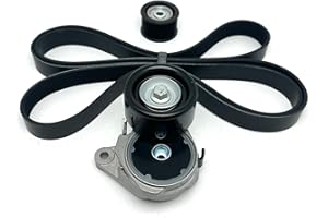DVeiyQuant Belt Tensioner with Belt and Idler Pulley Fits 2007-2018 Tundra,2008-2012 Sequoia,2008-2011 2013-2018 Toyota Land 