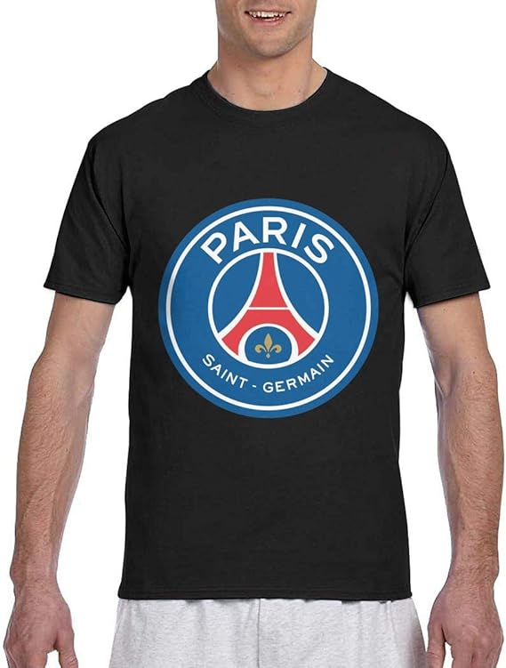 Amazon Co Jp パリサンジェルマンfc 春 夏メンズ 半袖 Tシャツ 面白い図案 デザイン カジュアル丸首 Tシャツ 吸水速乾 レジャー ファッション 夏のプレゼント 男女兼用 ポリエステル100 服 ファッション小物