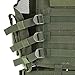Lixada Tactical Vest Lightweight Breathable Polyester Combat-Vest Outdoor Training Vest Adjustable for Adults CS/Hunting/Training