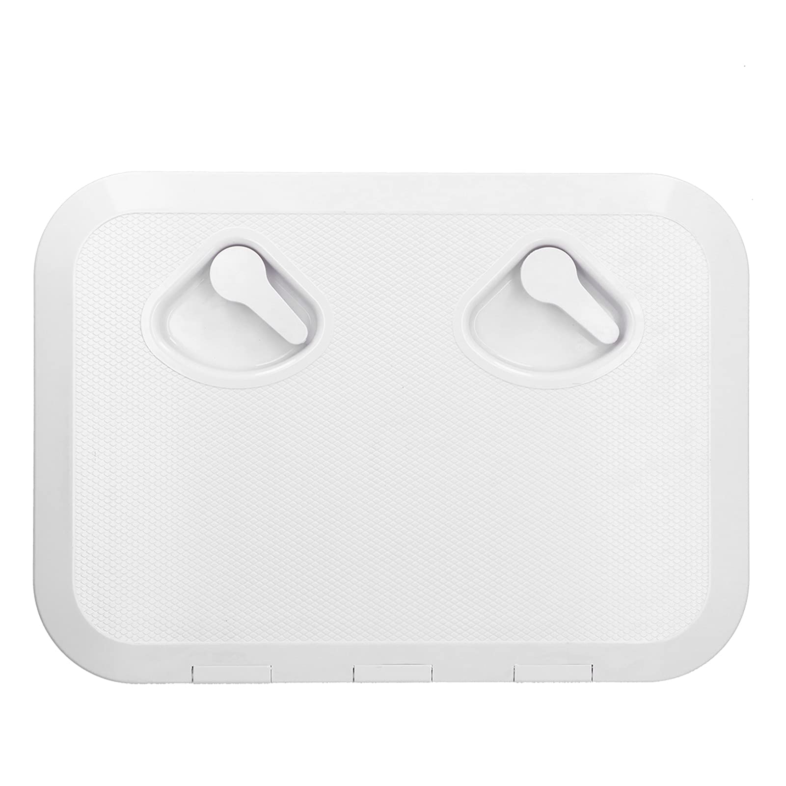 Deck Inspection Cover, Fydun Deck Access Hatch, Boat Deck Hatch Inspection Cover with Lock Deck Inspection Hatch for Marine Boat 17-1/4x12-3/8inch (White)
