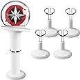 Spansee Kpop Lightstick Stand - Holder for Official Lightsticks, Display Stand - Compatible with Stray Kids, Enhypen, Ateez, Twice - Set of 5