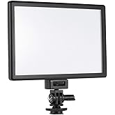 VILTROX L116T CRI95+ Super Slim Dimmable LED Light Panel,Bi-Color 3300K-5600K LED Video Light with LCD Control/Light Mount (N