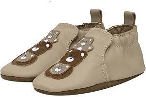 Robeez Baby Boys and Unisex Soft Soles Slip-Resistant Crib Shoes Slippers Moccasins for Infant and Toddler, 0-24 Months