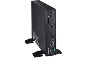 Shuttle XPC Slim DS10U Mini Fanless Barebone PC Intel Celeron 4205U Embedded No Ram No HDD/SSD No OS Black