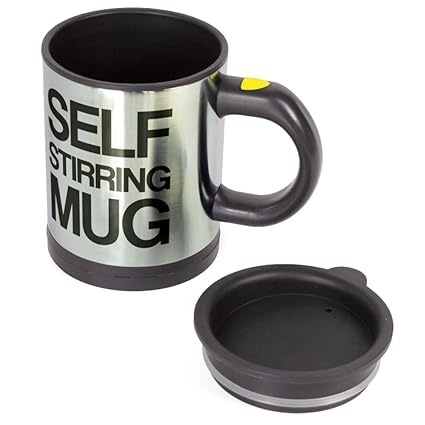Buyerzone Self Stirring Coffee Mug for Automatic Self Mixing
